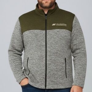 Prairie Mountain Yellowstone Park Outdoor Full Zip Fleece Jacket Men’s XL